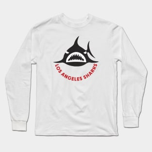 Defunct Los Angeles Sharks WHA Hockey 1973 Long Sleeve T-Shirt